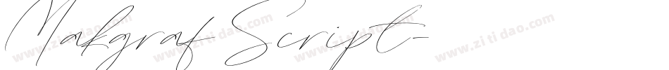 Makgraf Script字体转换